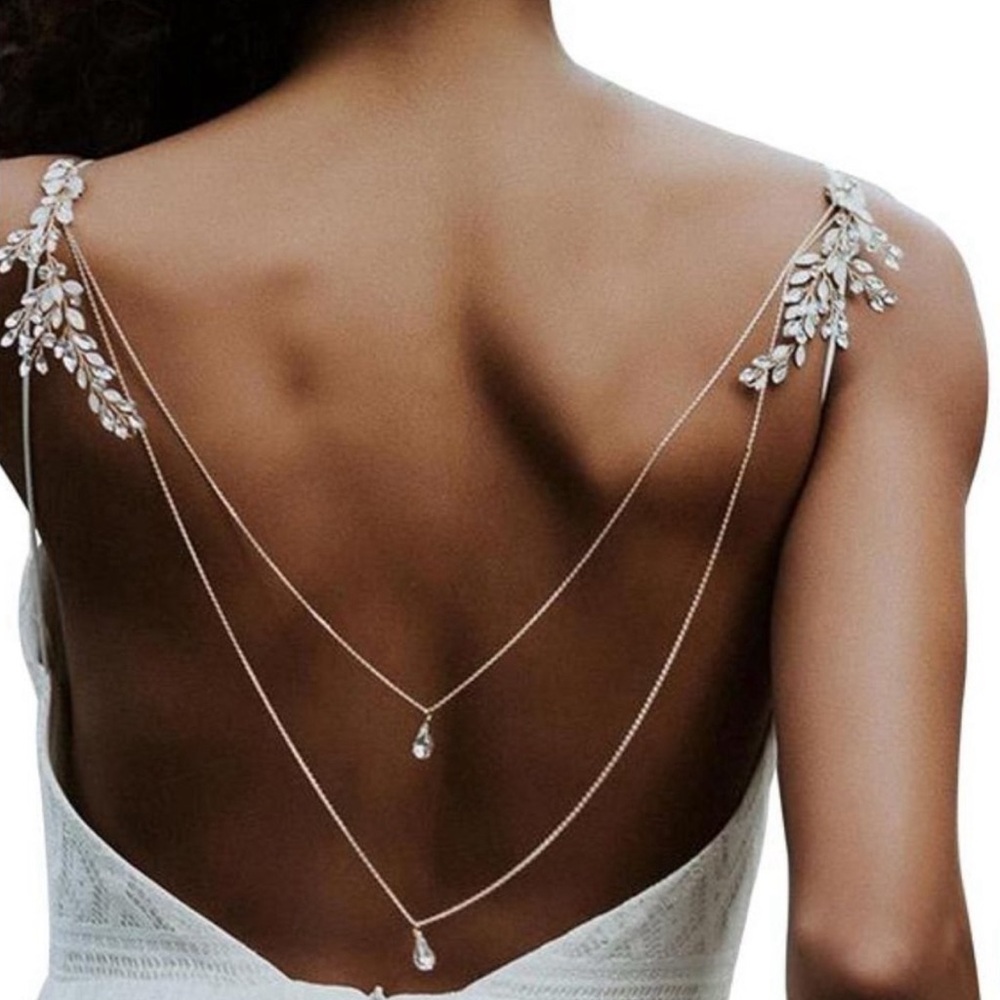 Woman’s Back Drop Necklace